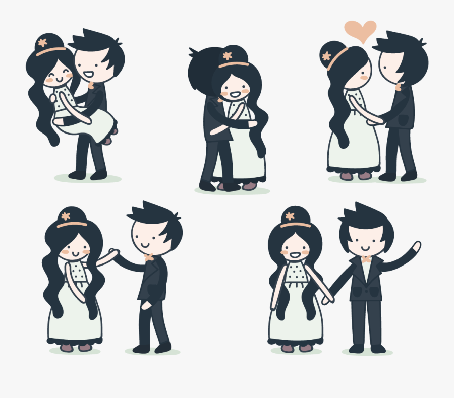 Significant Other Couple - Cute Couple Vector Png, Transparent Clipart