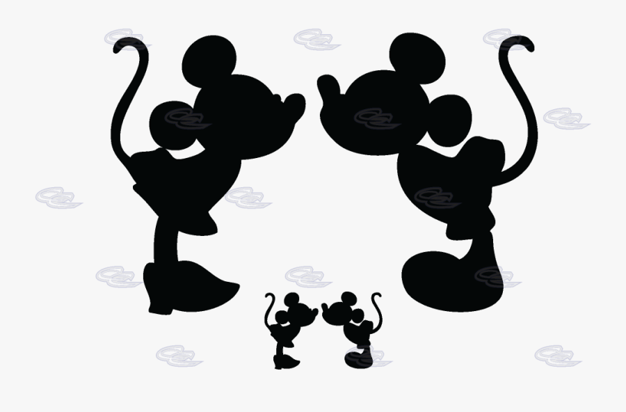 Mickey Mouse Minnie Mouse Epic Mickey Silhouette The - Minnie And Mickey Mouse, Transparent Clipart