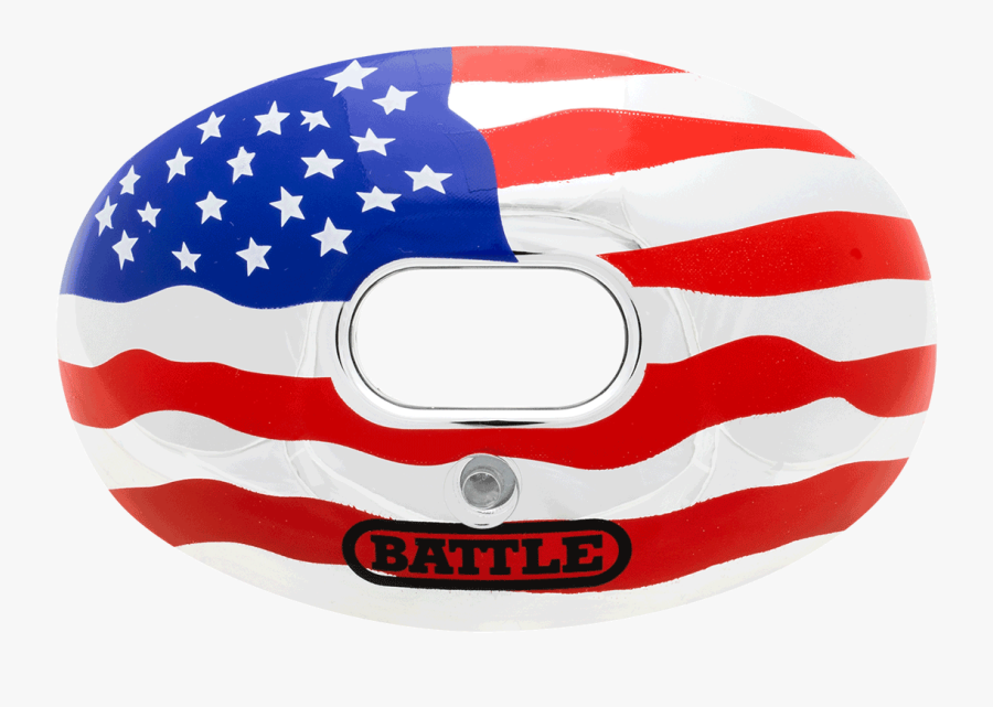 "american Flag - Mouthpieces For Football, Transparent Clipart