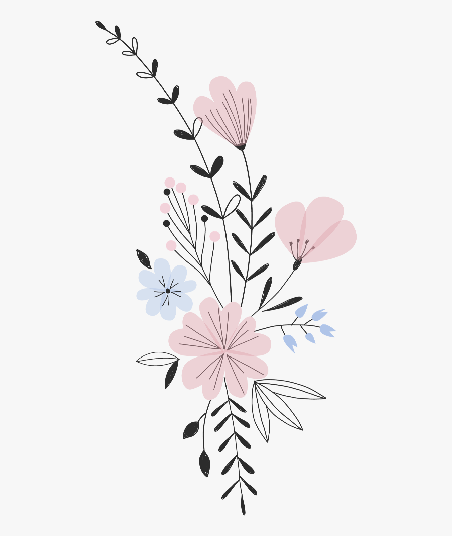 #flowers #floral #pastel #freetoedit - Clipart Pastel Cute Flowers, Transparent Clipart