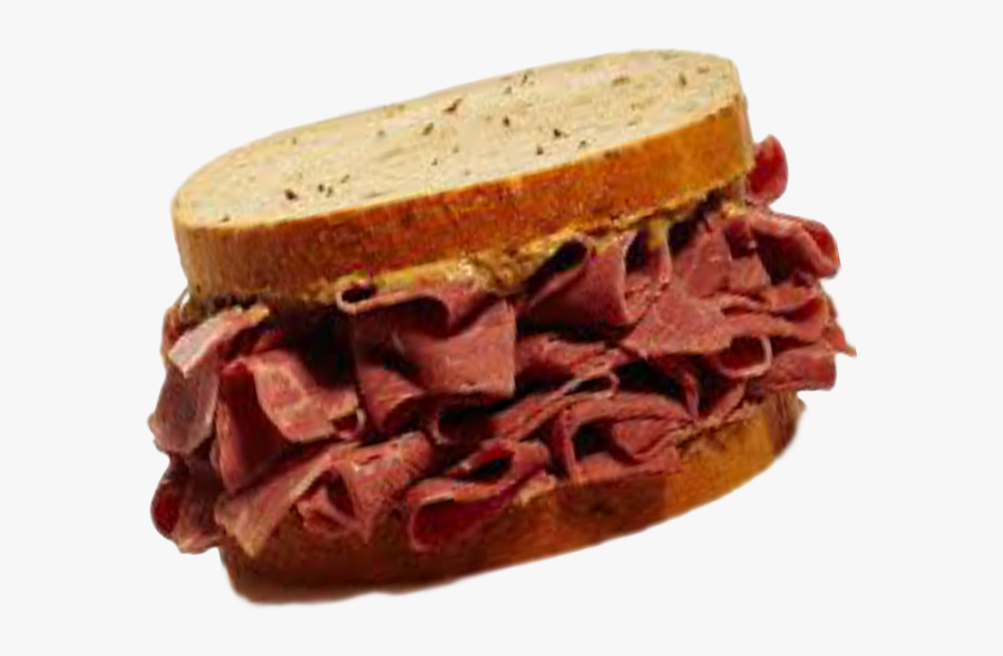 Sandwich Corned Beef - Roast Beef Sandwich Clipart, Transparent Clipart