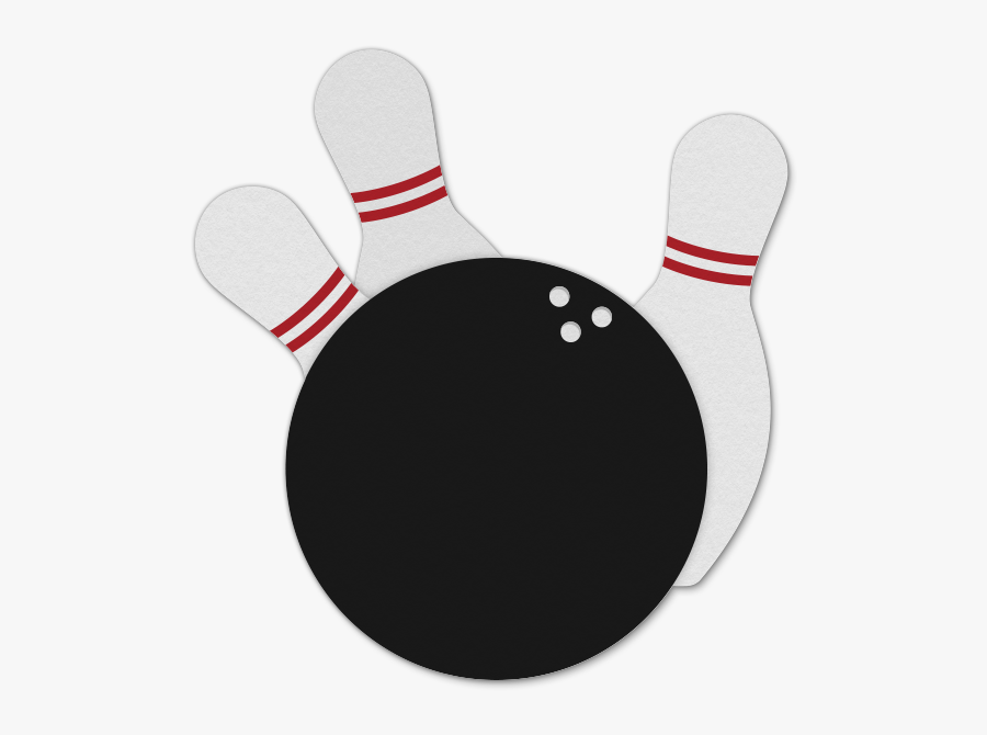 Bowling Game Invitation, Transparent Clipart