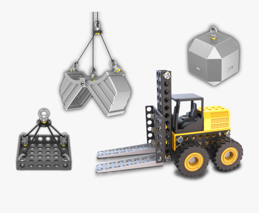 Cat Machine Maker Apprentice Tower Crane, Transparent Clipart