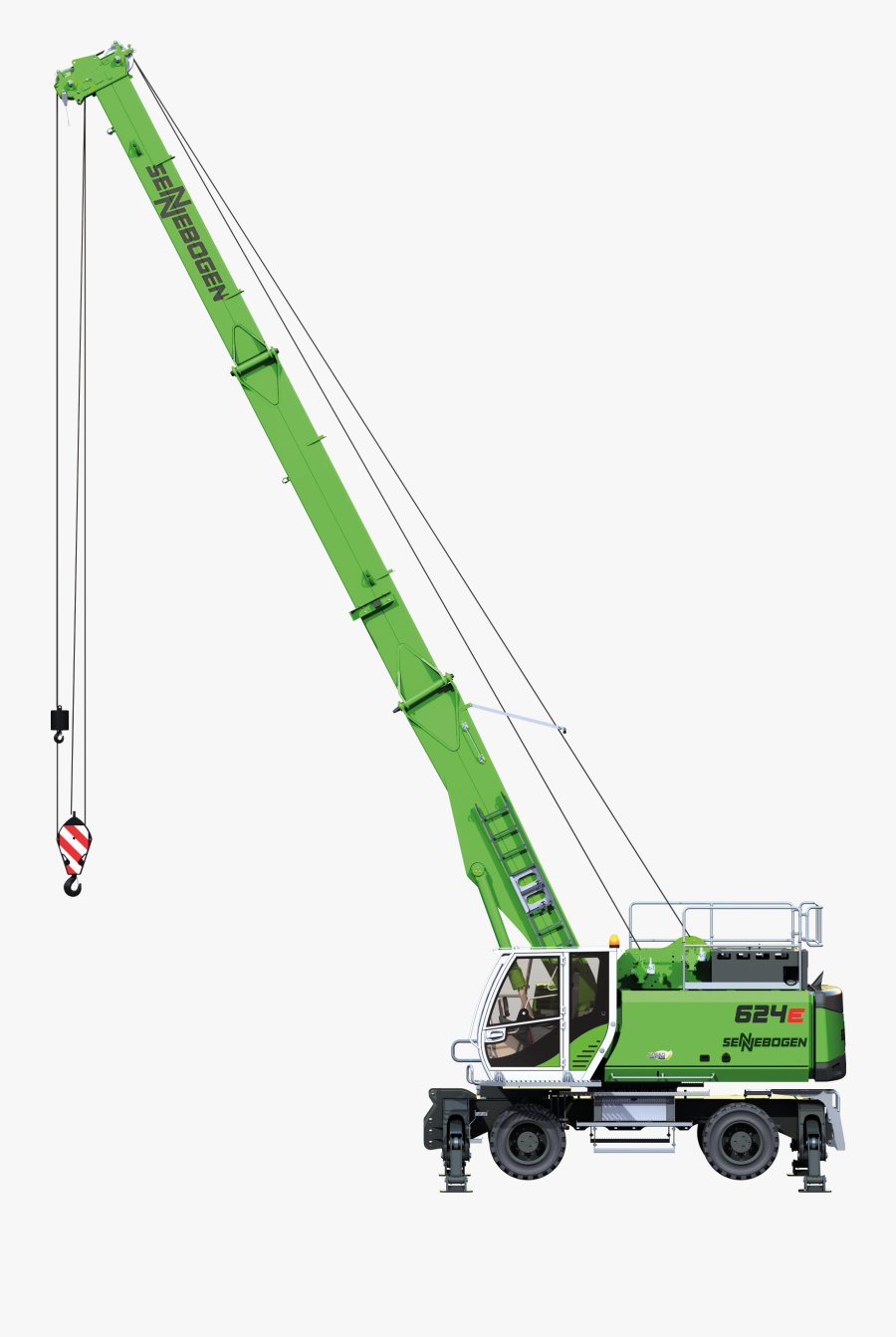 Mobile Crane Transparent, Transparent Clipart