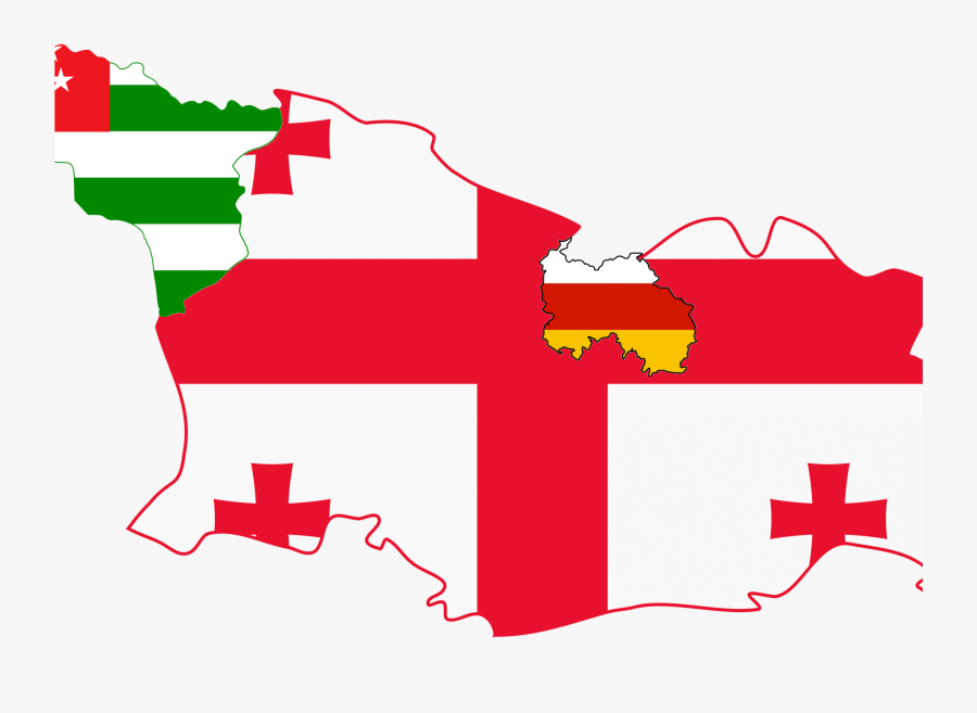Kosovo And South Ossetia - National Flag Georgia Flag Png, Transparent Clipart