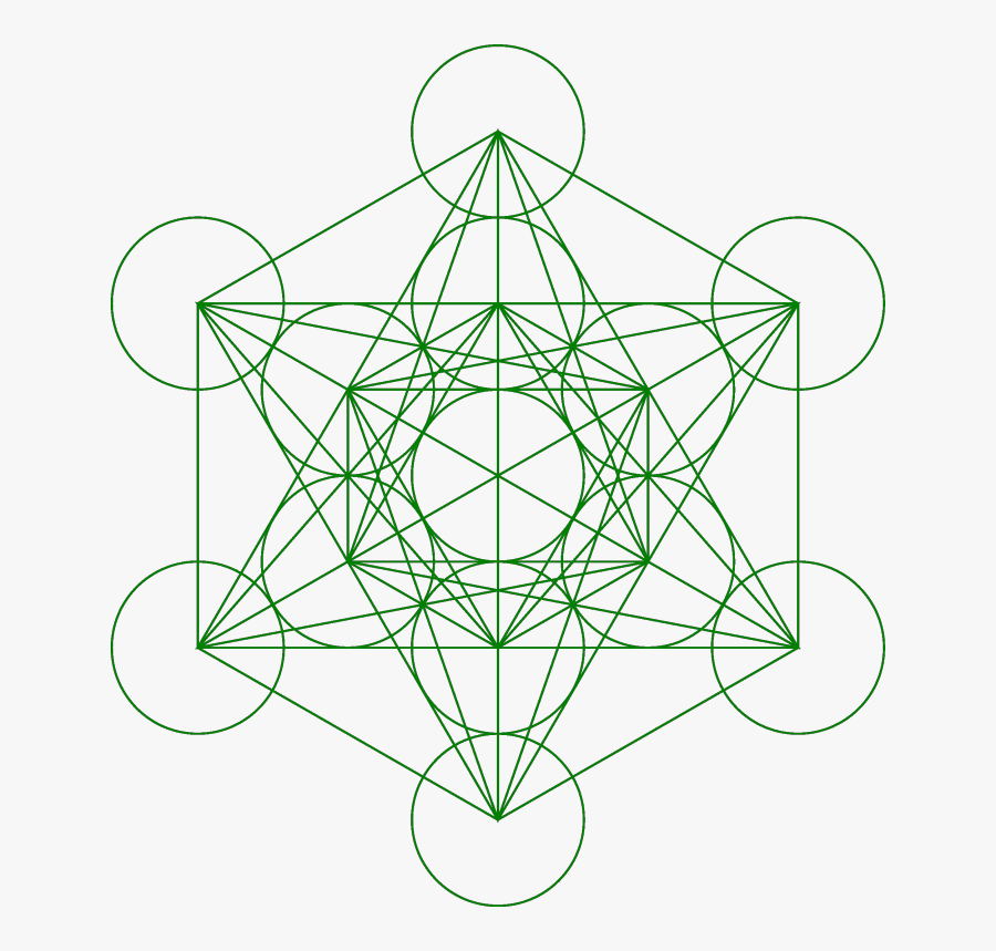 Clip Art Metatron S Cube Metatrons - Metatrons Cube, Transparent Clipart