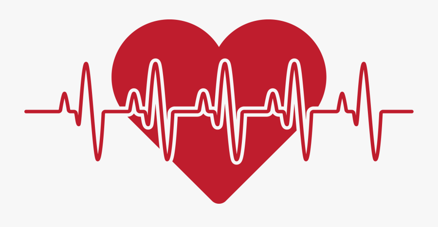 Rate Red Love Pulse - Love Heart Rate, Transparent Clipart