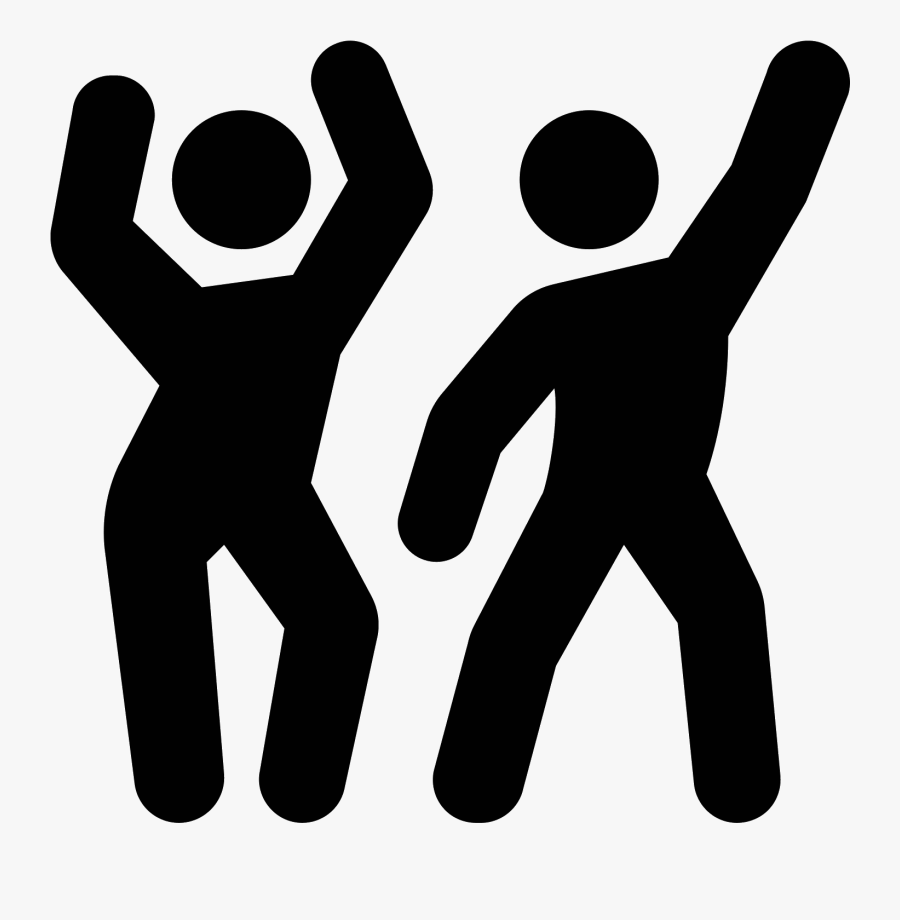 Dance Party Computer Icons Balloon Birthday Cake - People Dancing Icon, Transparent Clipart