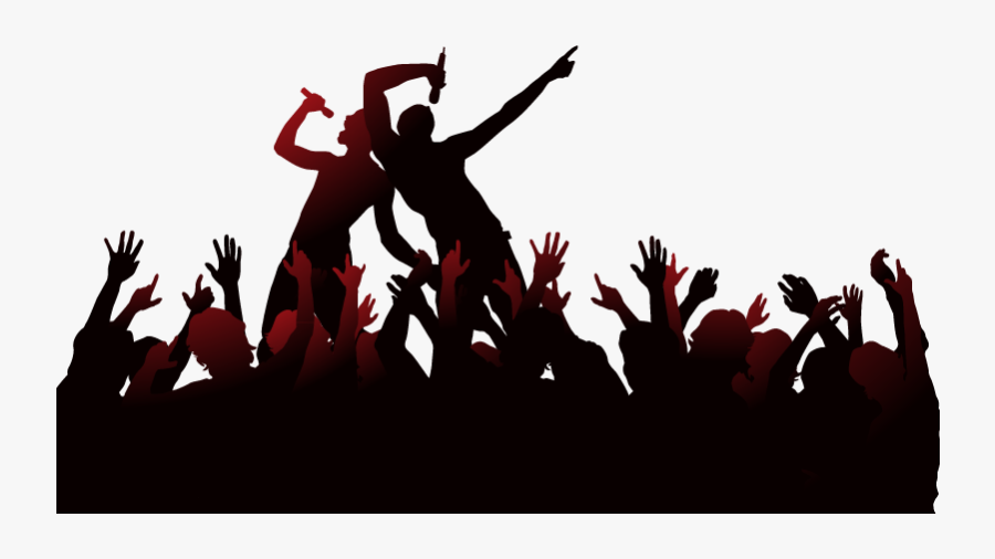 Silhouette Party Dance Illustration - Party People Dancing Png, Transparent Clipart