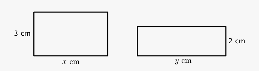 Area Of The Rectangles Sum To 30 Square Centimeters, Transparent Clipart