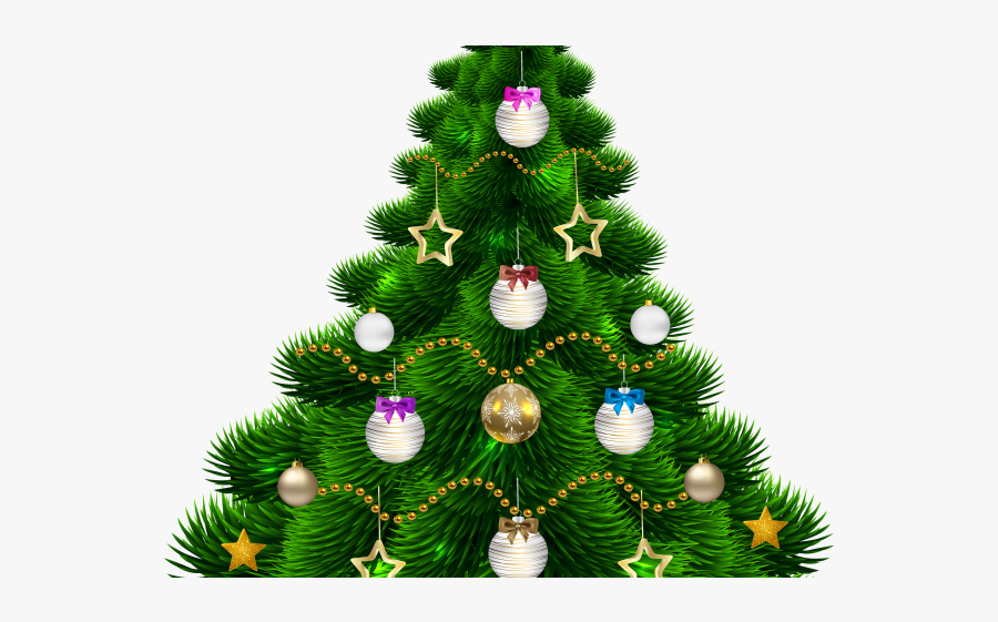 Tropical Clipart Christmas Tree - Transparent Background Christmas Png Transparent, Transparent Clipart