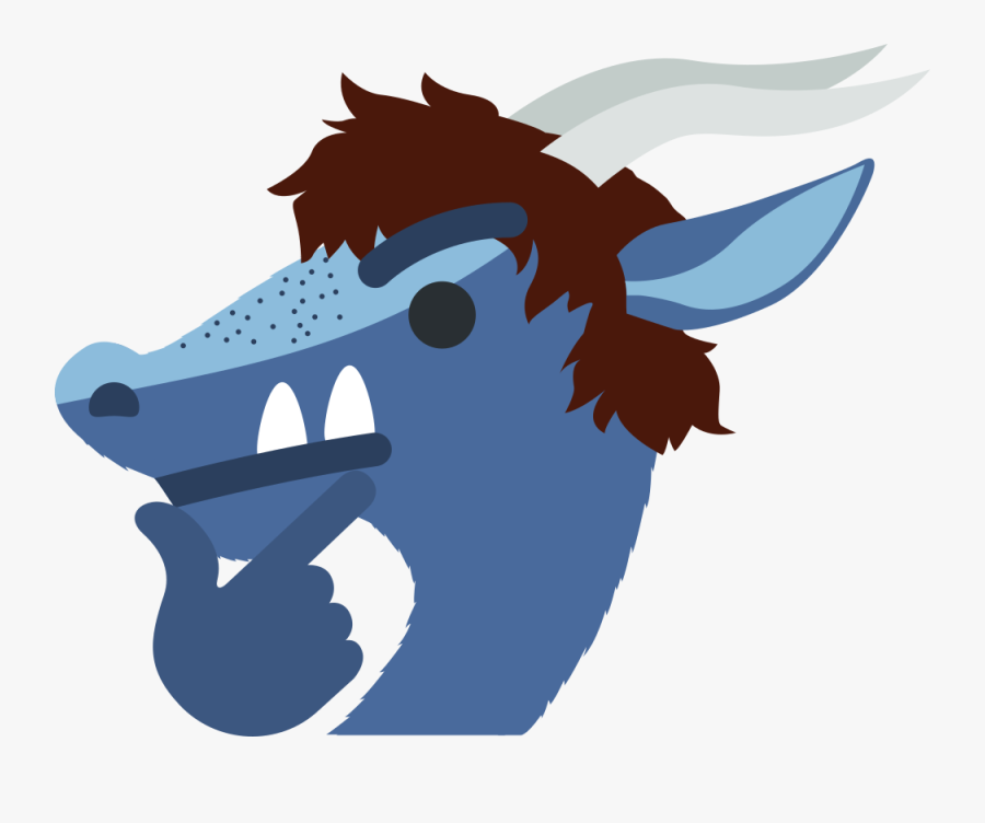 Free, But $5 Suggested Donation - Blue Dragon Emoji Discord, Transparent Clipart