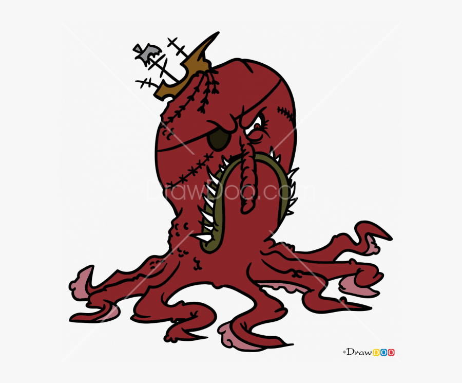 Acting Drawing Greg Joens - Eight Armed Willy, Transparent Clipart