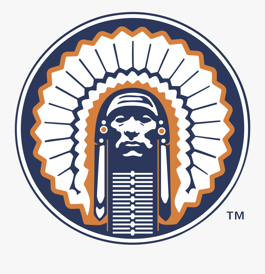 Illinois Fighting Illini Logo Png Transparent - Mascot University Of Illinois Logo, Transparent Clipart