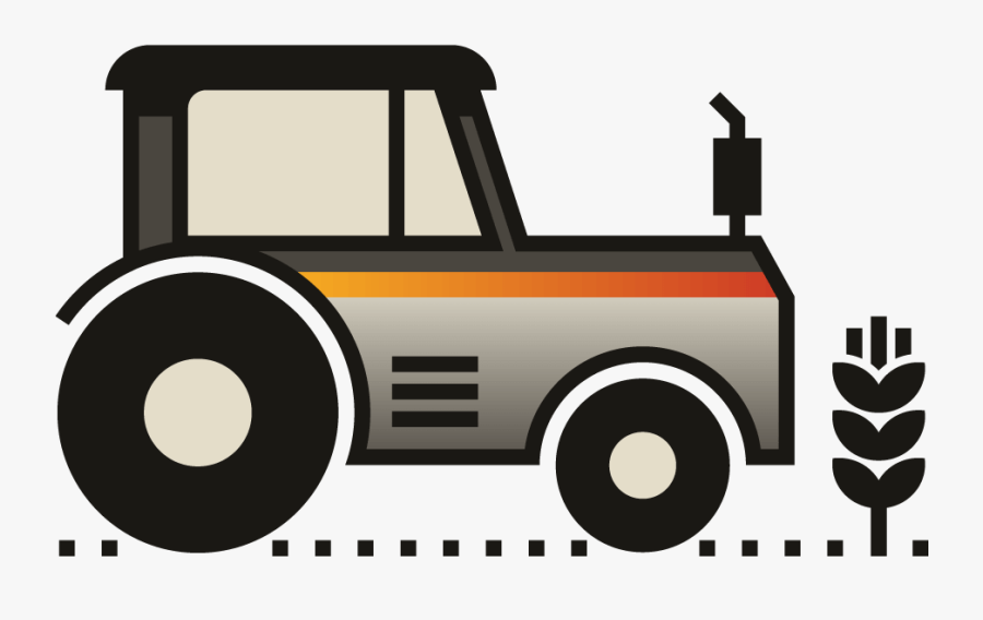 Agriculture - Tractor, Transparent Clipart