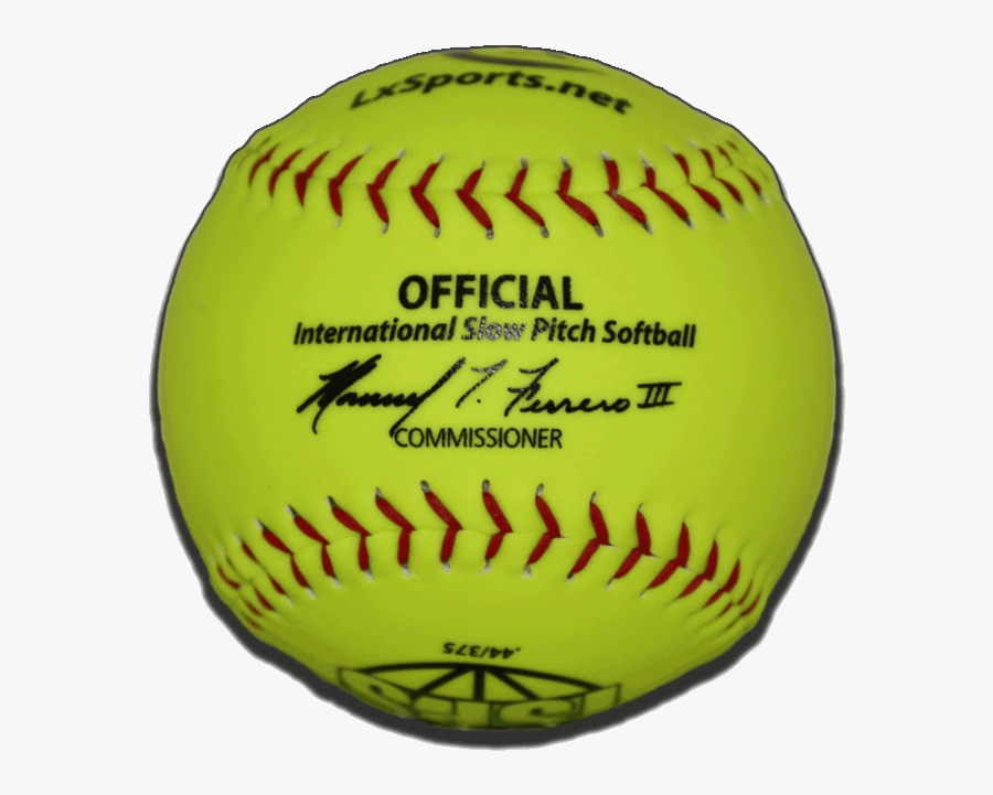 Softball Mens Lx Isps Xcd Series Inch Clipart Transparent - Softball Ball, Transparent Clipart