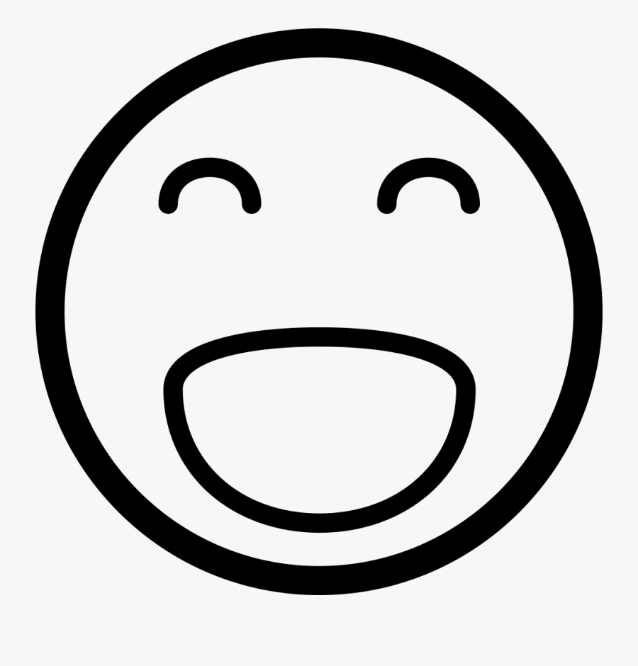 Surprised Emoji Clipart Black And White , Png Download