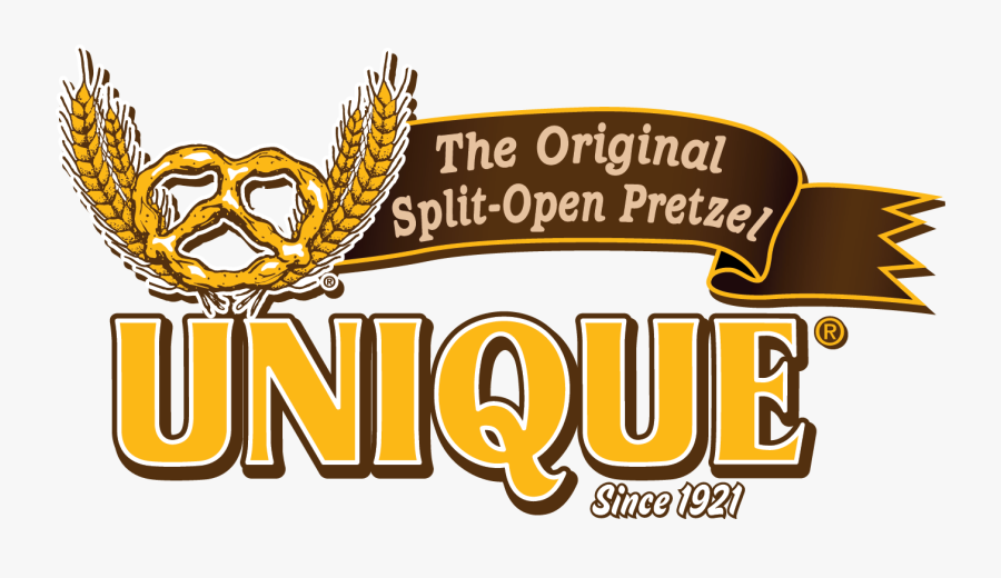 Unique Pretzels Logo, Transparent Clipart