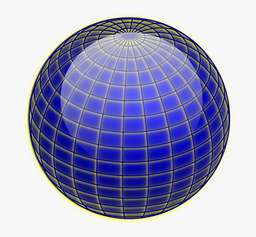 Globe With Lines Red, Transparent Clipart