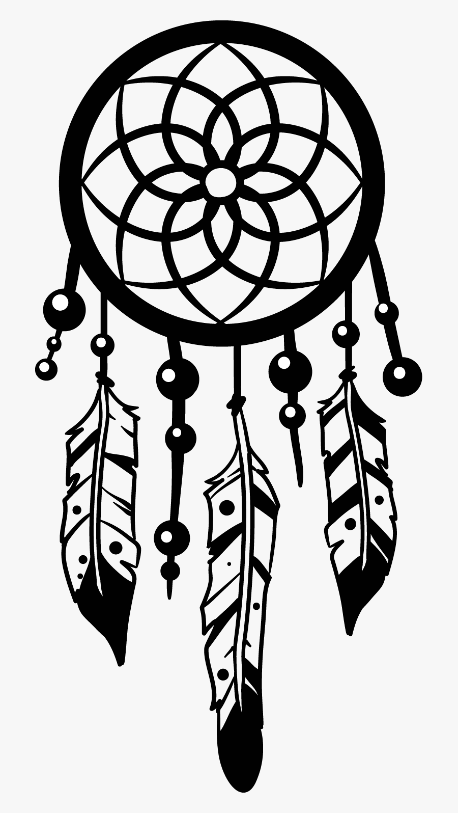 Free Dreamcatcher Cut File, Transparent Clipart