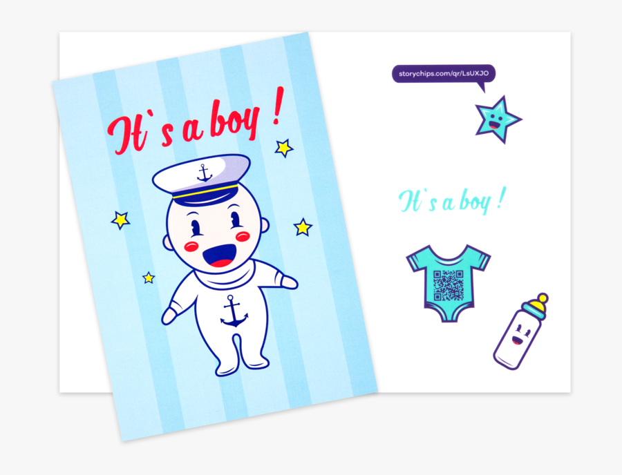 Transparent It"s A Boy Png - Cartoon, Transparent Clipart