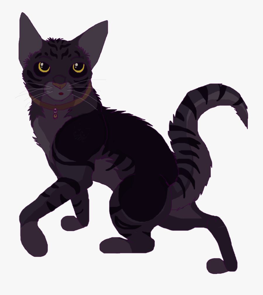 Chibi Kitten By Black Tiger Of Evil - Black Cat, Transparent Clipart