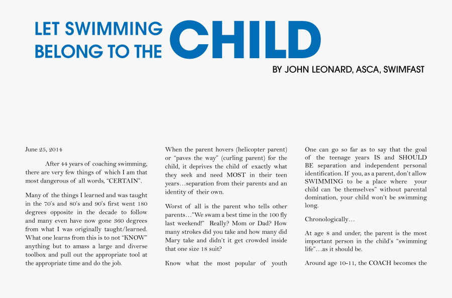 Let Swimming Belong To The Child - Belotero, Transparent Clipart