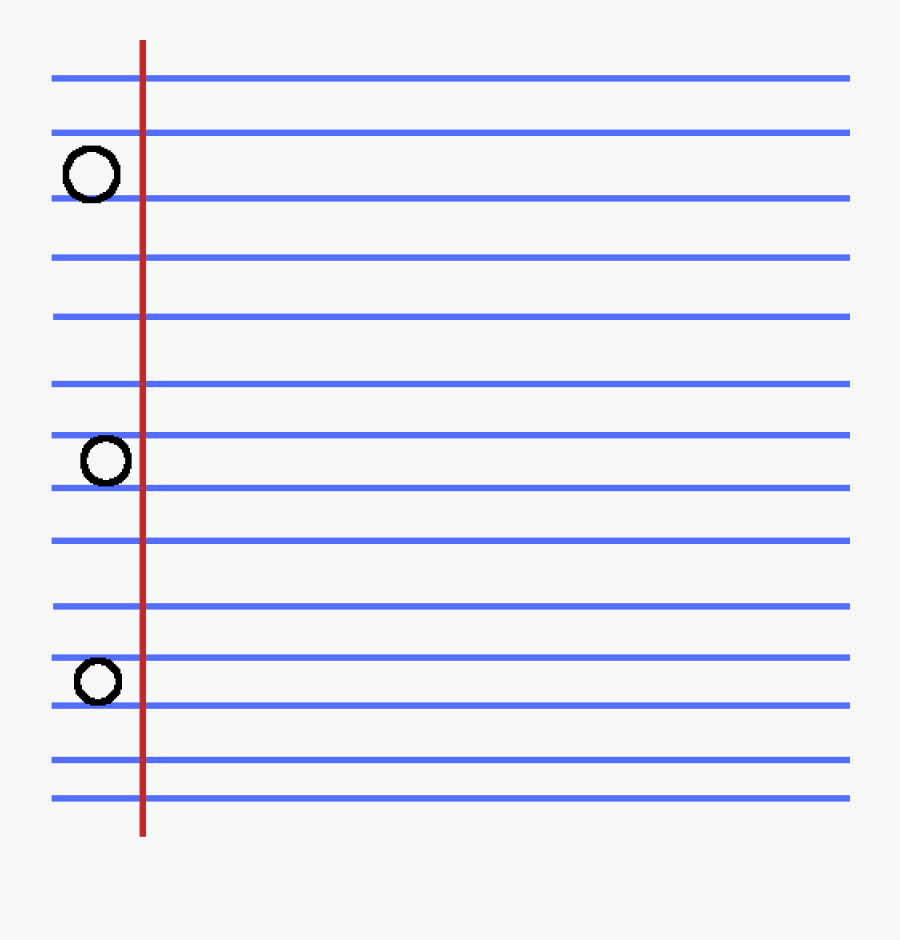 Lined Paper On Transparent Background - Background Clipart Lined Paper, Transparent Clipart