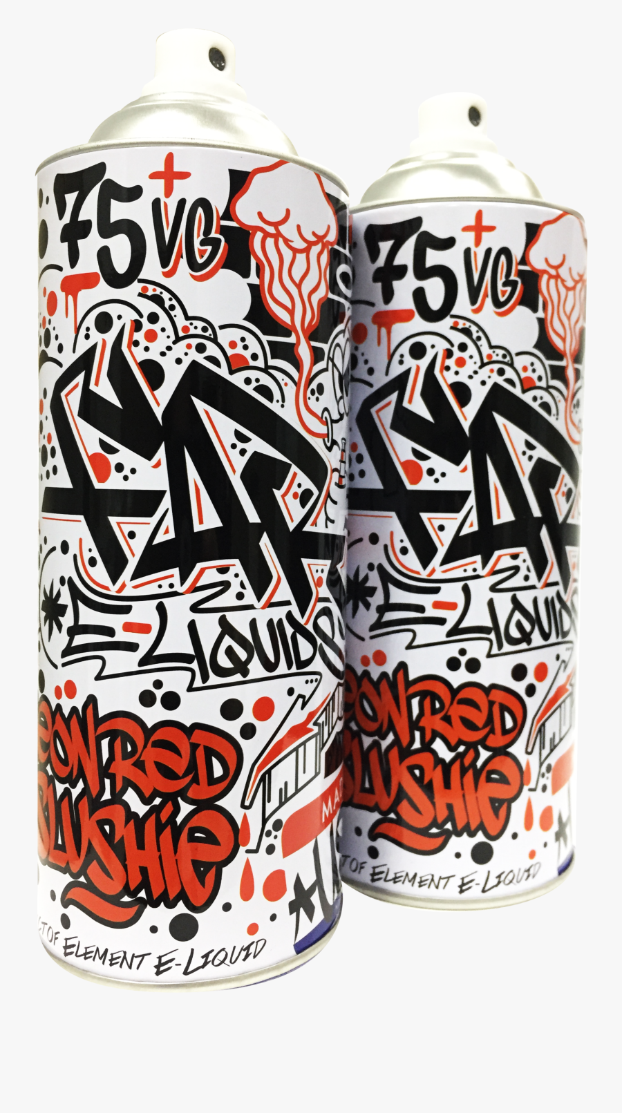 Far Neon Red Slushie 100ml Spray Can 2-pack - Far 100ml Spray Can, Transparent Clipart