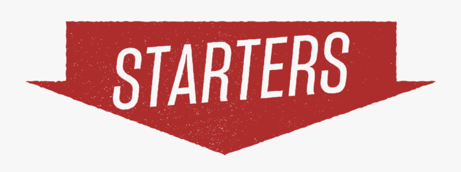 Starters - Sign, Transparent Clipart