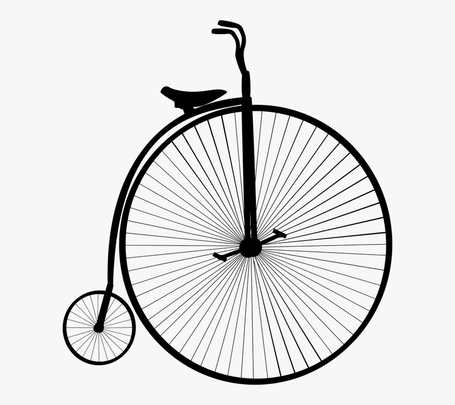 Bicycle, Bike, Great Stuff, Large, Obsolete, Old - Penny Farthing Clipart, Transparent Clipart