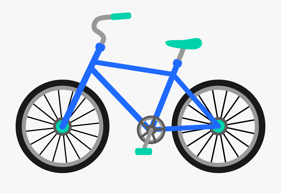 Clipart Of Bike, Proceeds And Specialized - Labeling Parts Of A Bike, Transparent Clipart