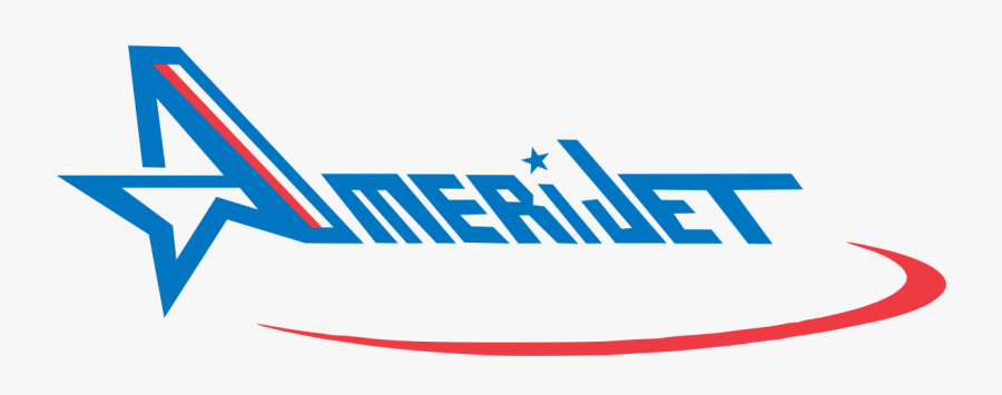 Logo Amerijet International Airlines, Transparent Clipart