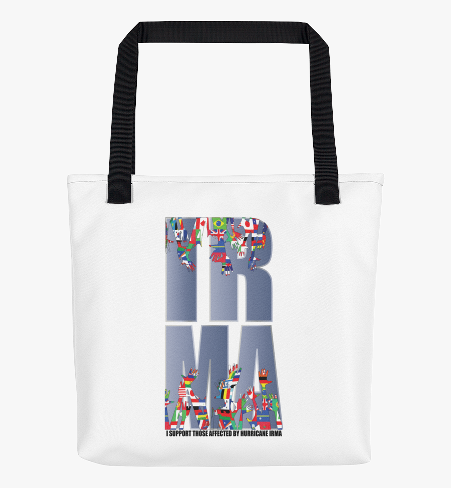 "i Support Those Affectedirma - Tote Bag, Transparent Clipart