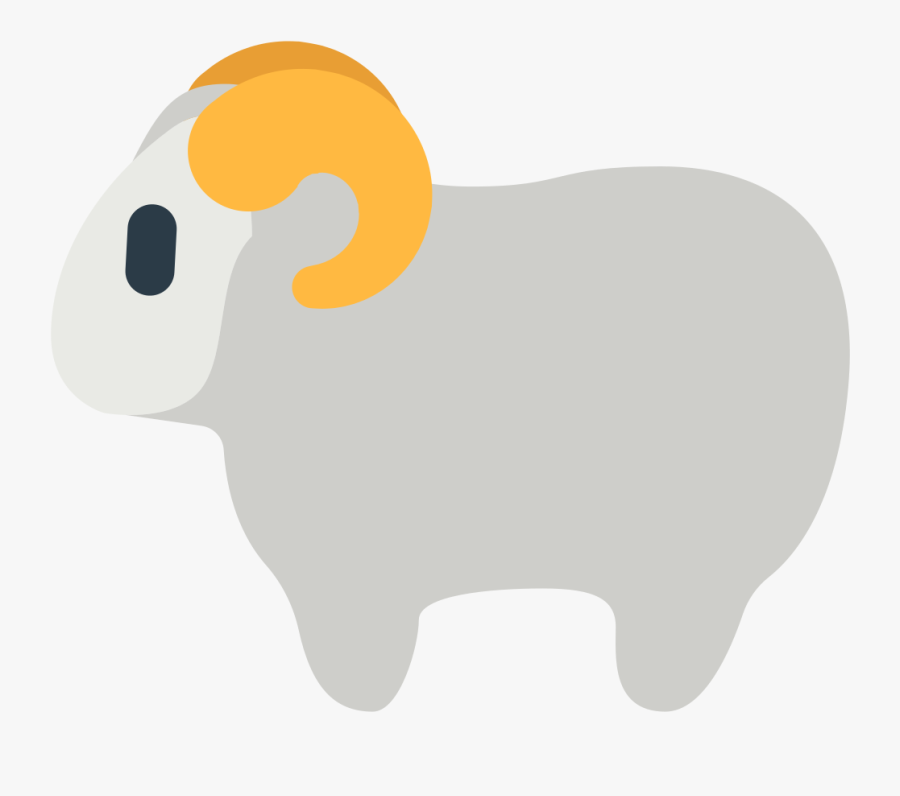 File - Fxemoji U1f411 - Svg - Bighorn, Transparent Clipart
