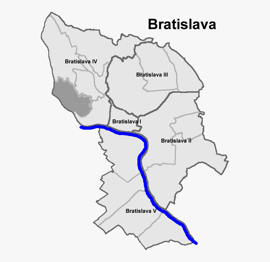 Bratislava Districts, Transparent Clipart