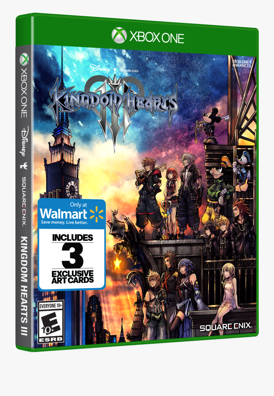 Kingdom Hearts 3 Xbox One Cover, Transparent Clipart