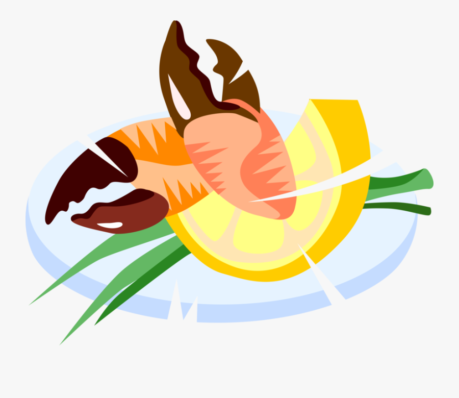 Vector Illustration Of Seafood Decapod Crustacean King - Seafood Png Vector, Transparent Clipart