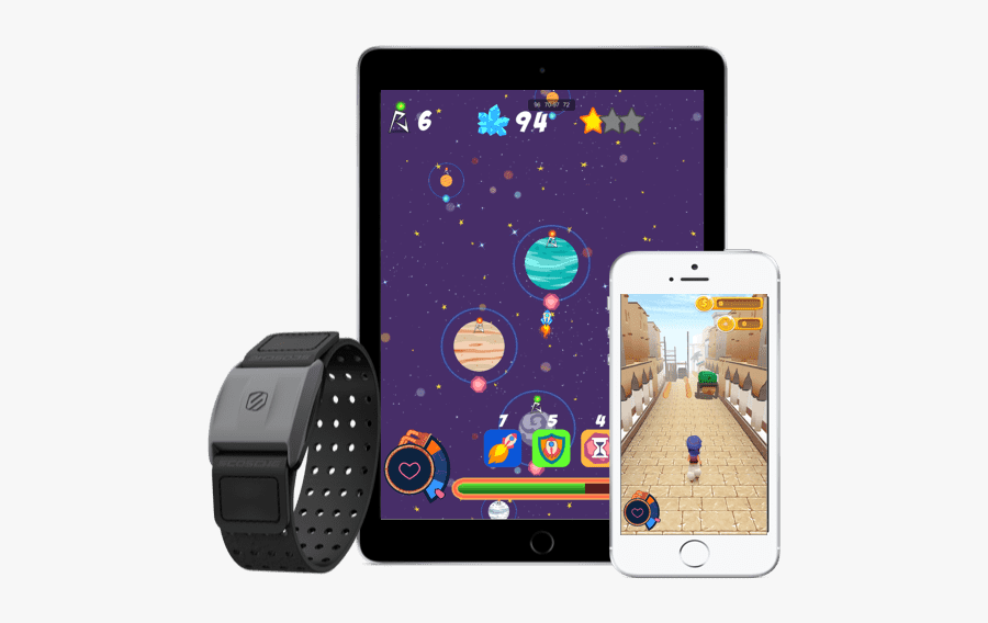 The Mightier Heart Rate Monitor And Games - Smartphone, Transparent Clipart