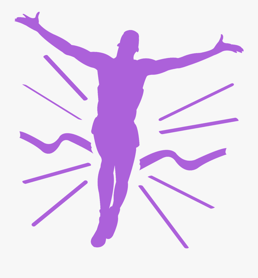 Winning Silhouette, Transparent Clipart