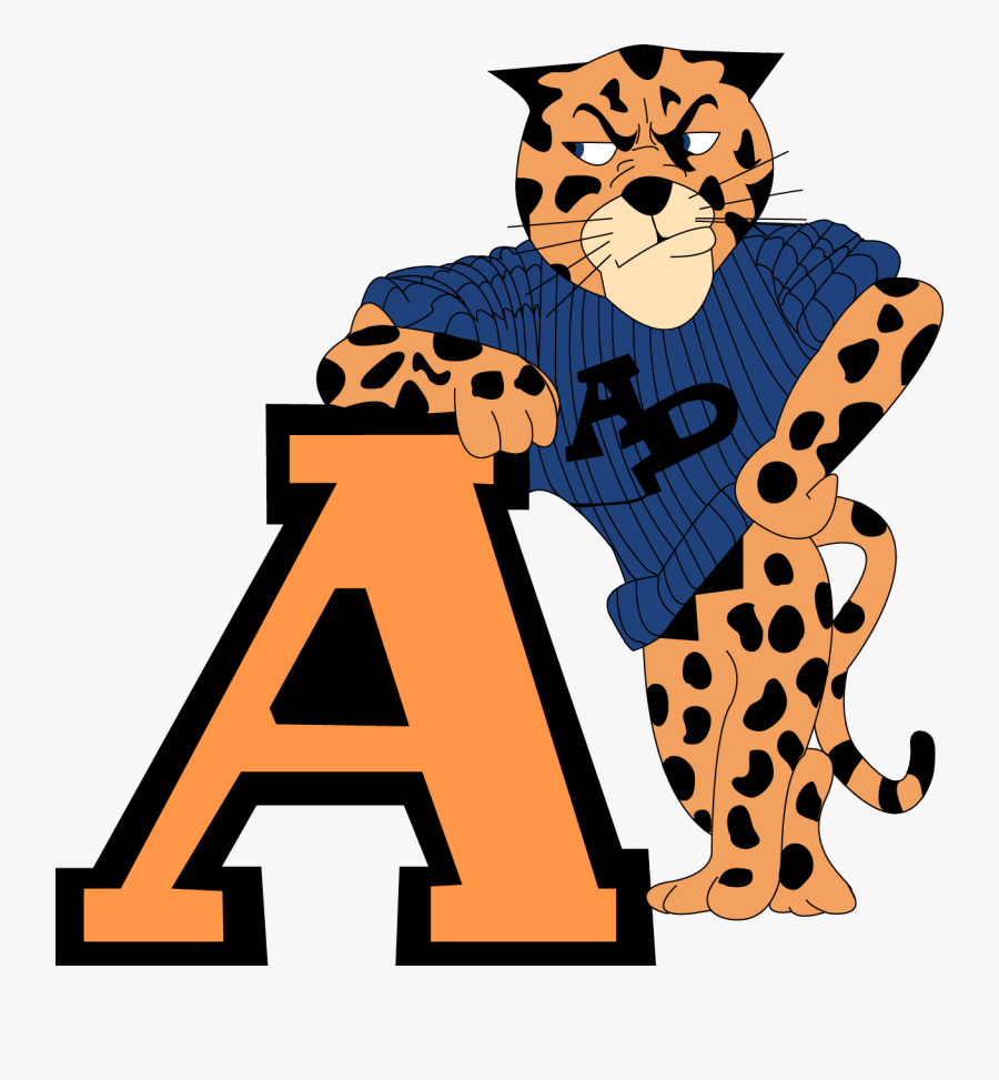 Athens Drive High School Mascot - Athens Drive Jaguars, Transparent Clipart