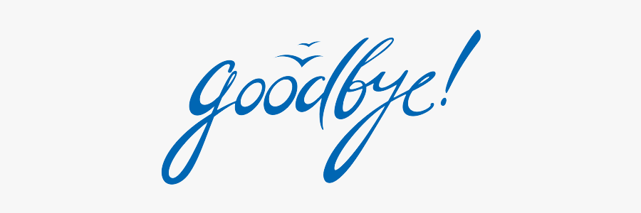 Goodbye Png Transparent File - Good Bye Png, Transparent Clipart
