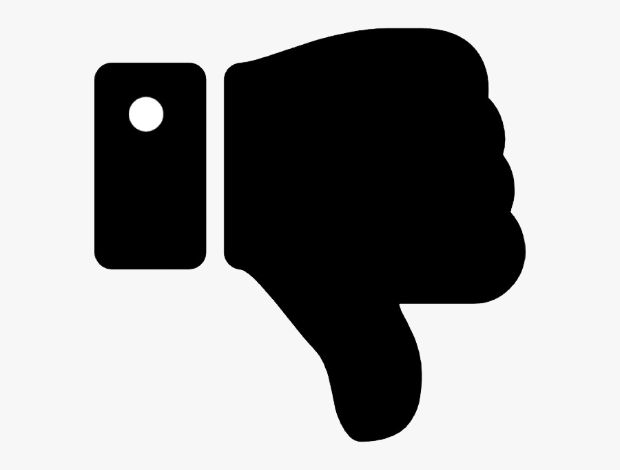 Dislike Png - Thumbs Down Vector Icon, Transparent Clipart