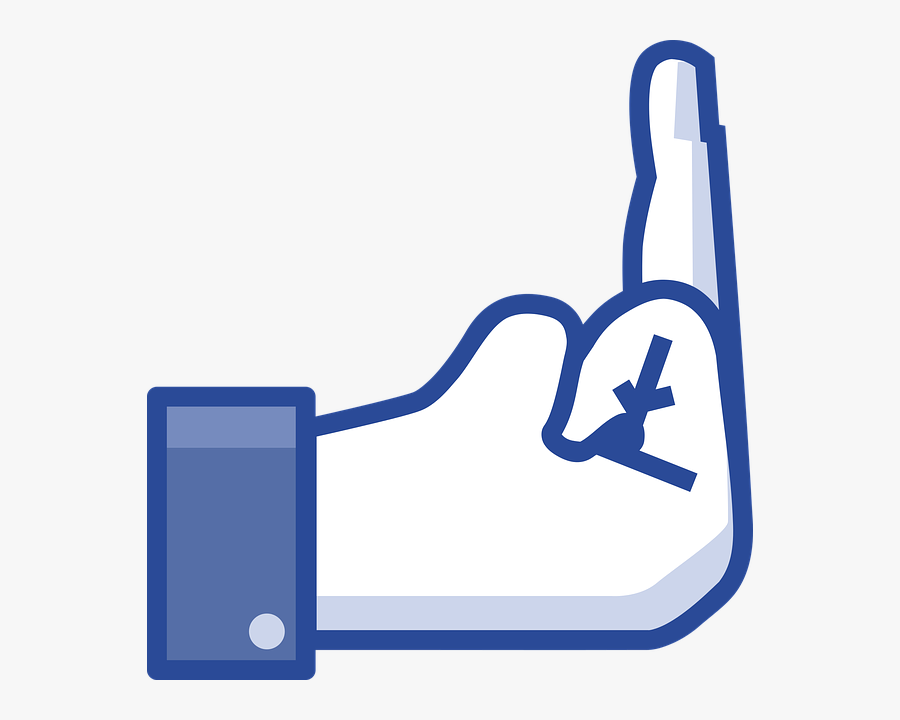 #hand #mão #fuckyou #fodase #fuck #foda #dislike #deslike - Like Middle Finger Png, Transparent Clipart
