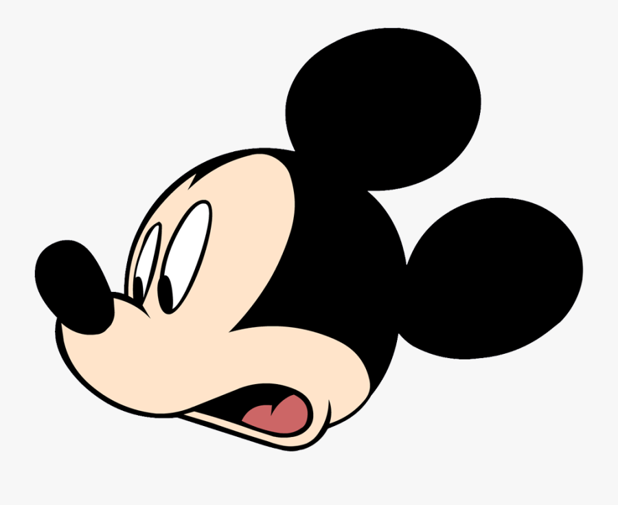 Clipart Ear Micky Mouse - Mickey Mouse Face Transparent Background , Free T...