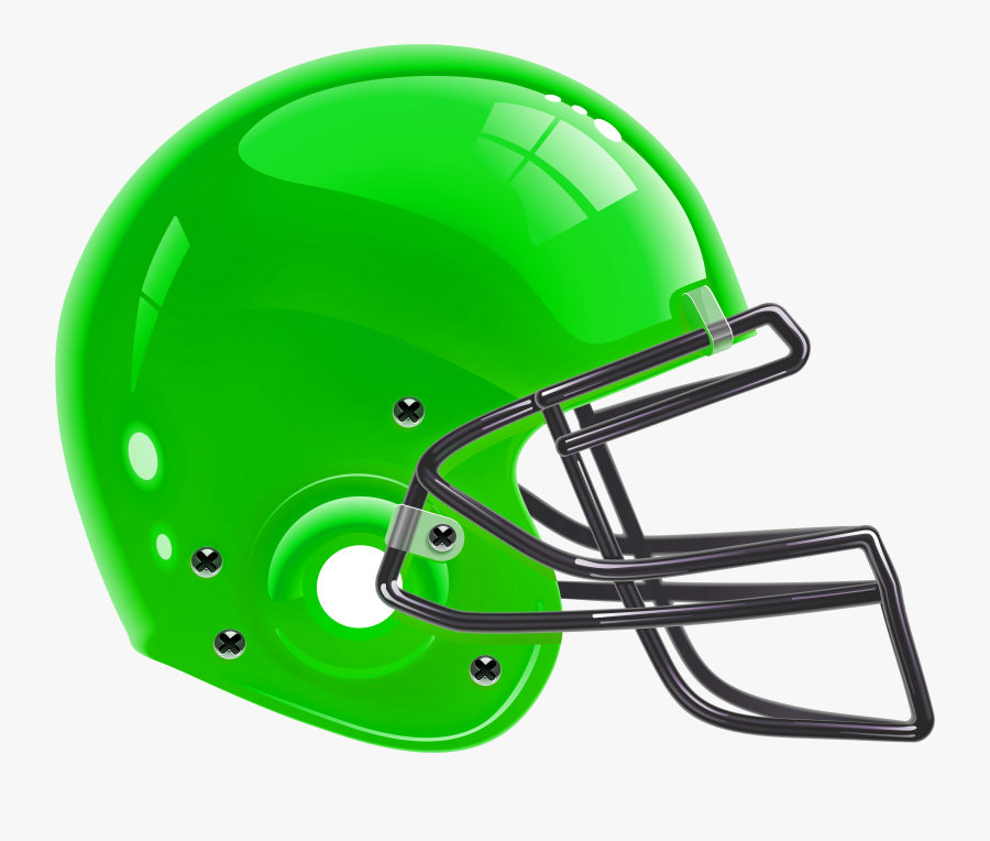 Green Football Helmet Png Clip Art, Transparent Clipart