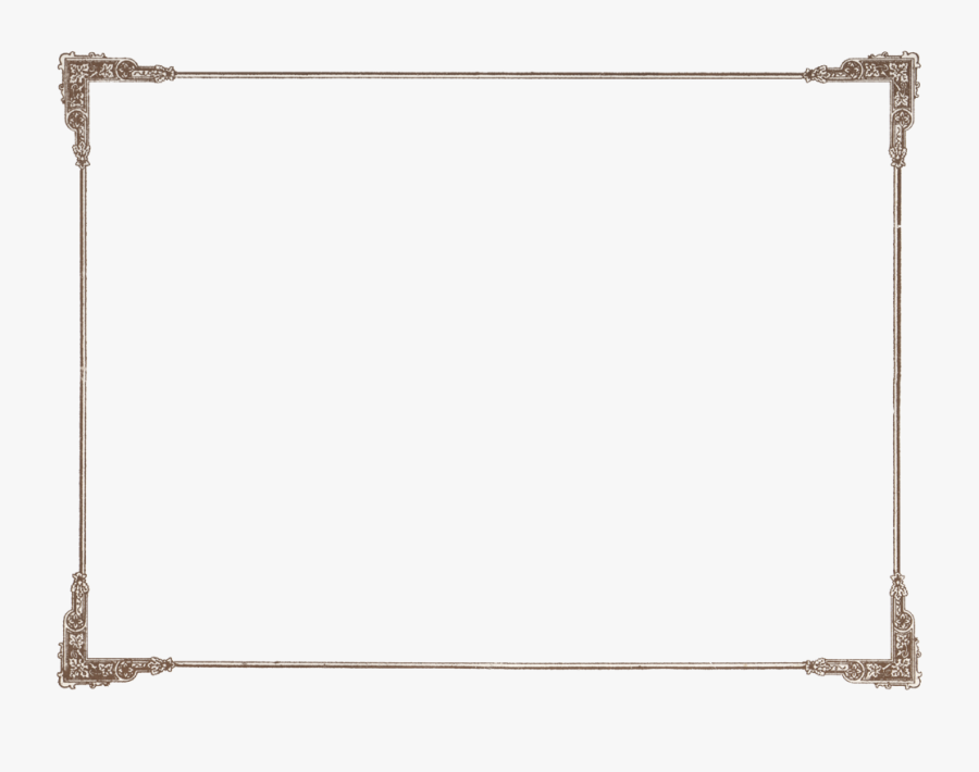 Victorian Frame Png -victorian Png Frame - Swing, Transparent Clipart