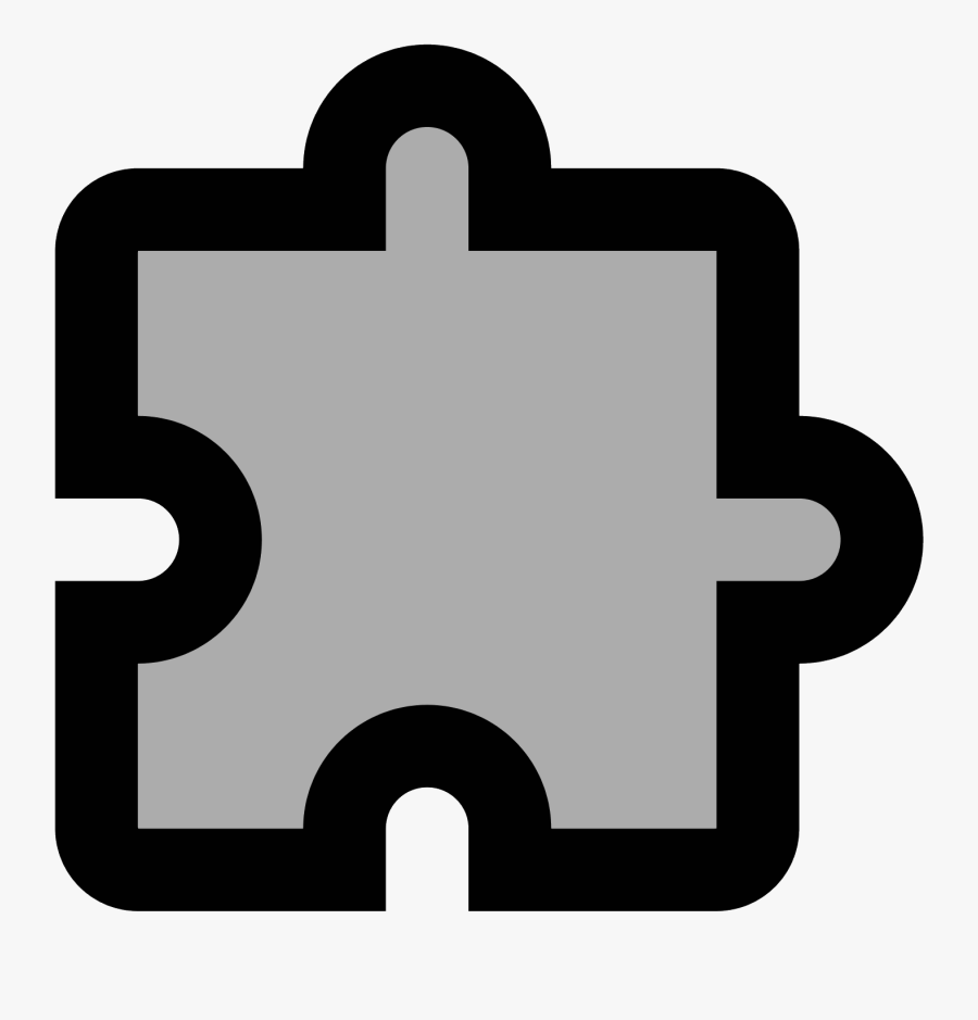 This Is A Corner Puzzle Piece -one That Would Go In, Transparent Clipart