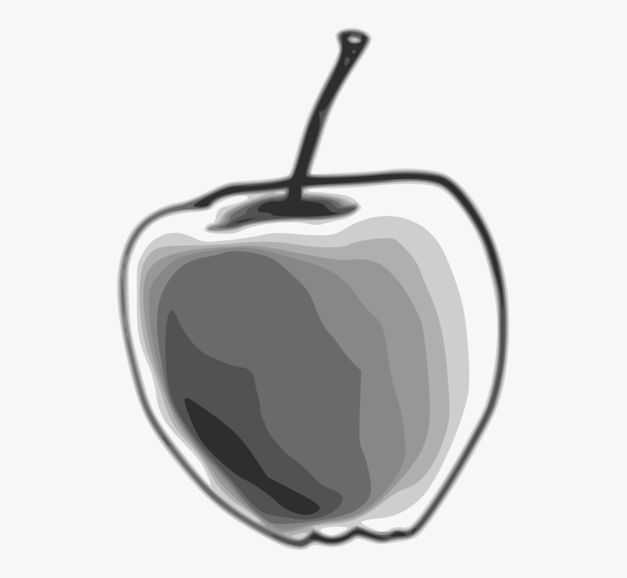Black,black And White,computer Icons - Apple, Transparent Clipart