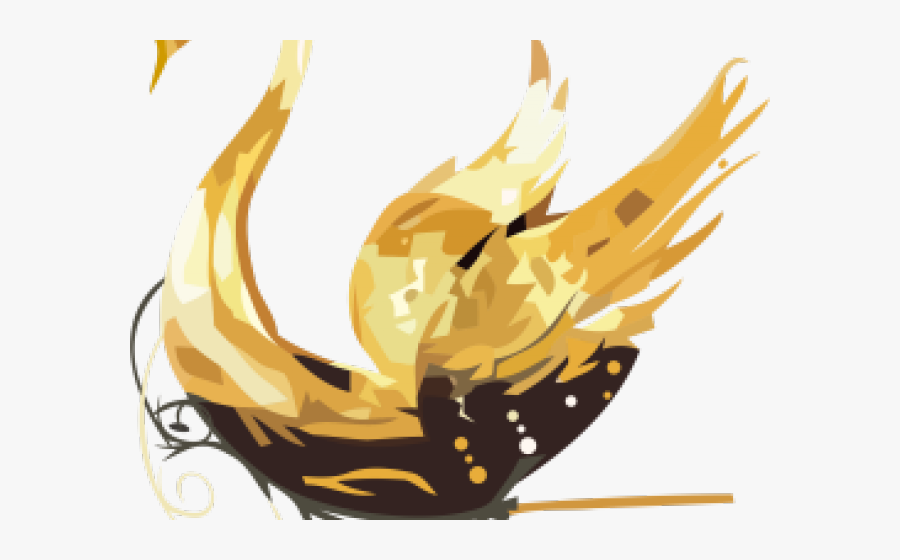 Transparent Pentecost Clipart - Golden Swan, Transparent Clipart